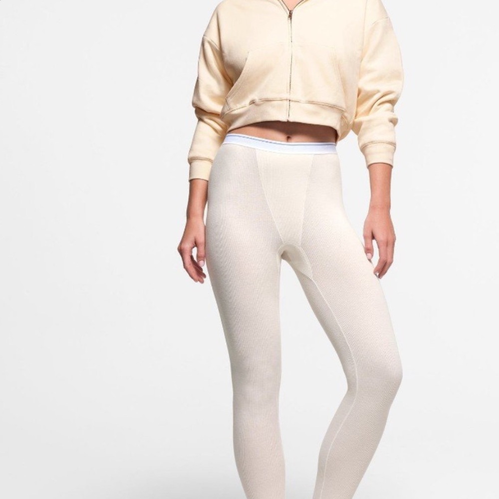 SKIMS NEW CottonFleece Waffle Lined